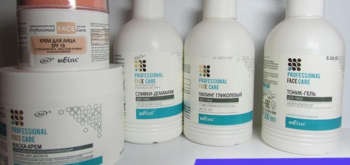Виды пилингов для лица от Белита