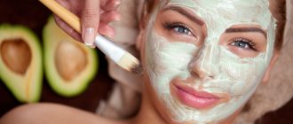 Белковая маска для лица