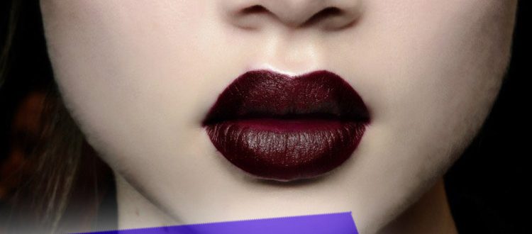 Бордовая помада – кому подходит